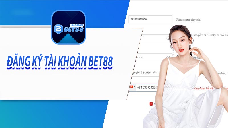 Hướng dẫn đăng ký tài khoản qua link trang chủ bet88